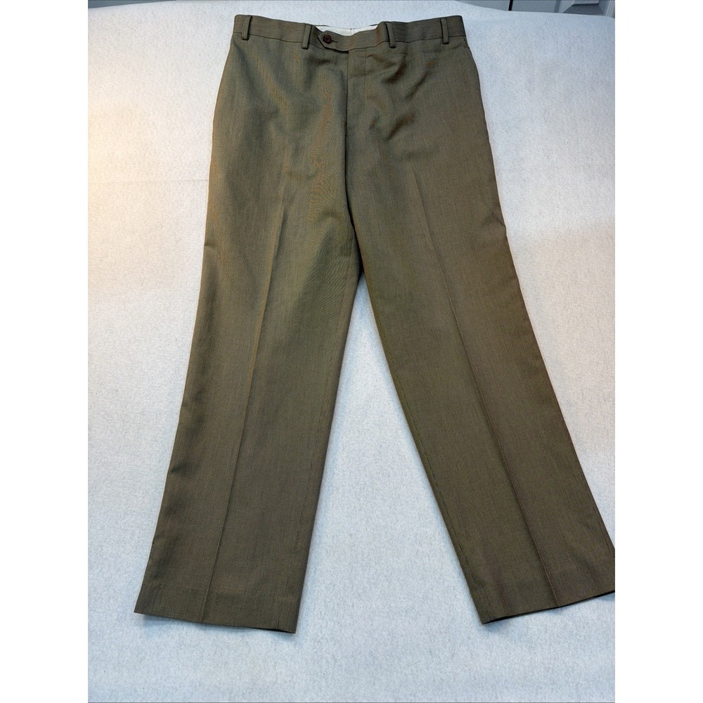 Ralph Lauren Dress Pants Slacks Mens 36x30 Tan Khaki Business CA-01129 RN-69456